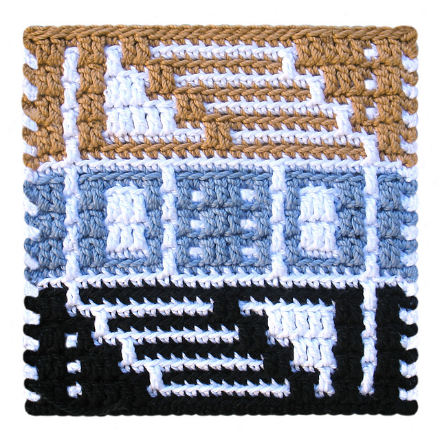 Mosaic Blocks 3 Coaster