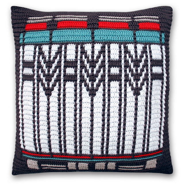 Mosaic Stained Glass Pillow