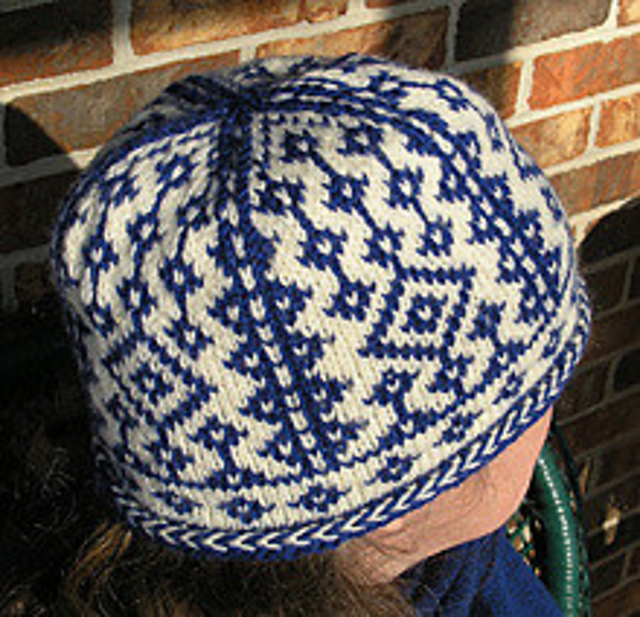 Diamond Hat & Mittens Set