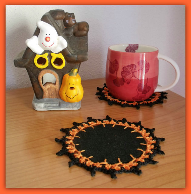 Creepy Halloween Coasters
