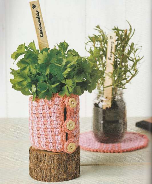 Flowerpot Cosy and Mat