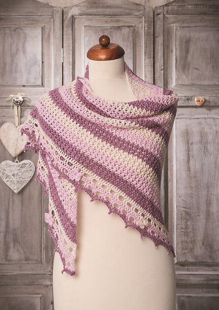 Cherry Blossom Shawl
