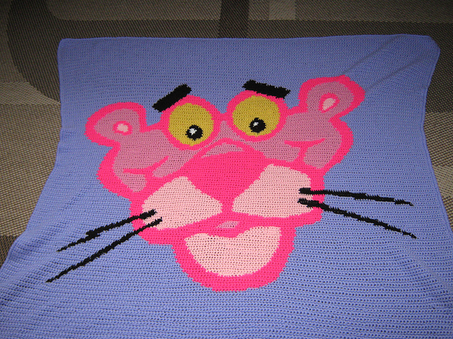 Ravelry: ElkeTeeuwen's Pink Panther graphgan