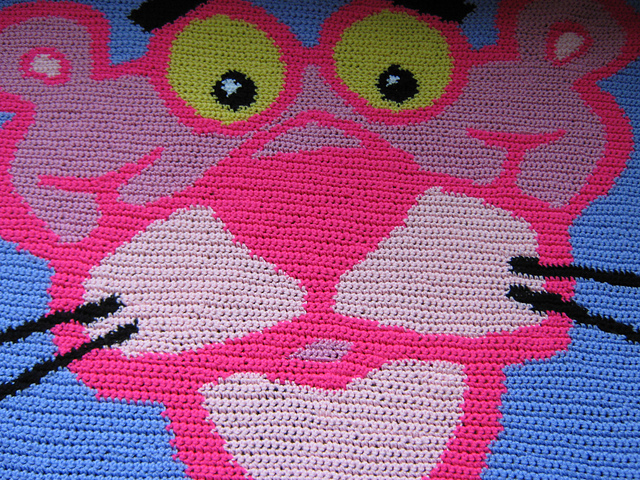 Ravelry: ElkeTeeuwen's Pink Panther graphgan