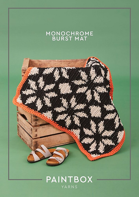 Monochrome Burst Mat