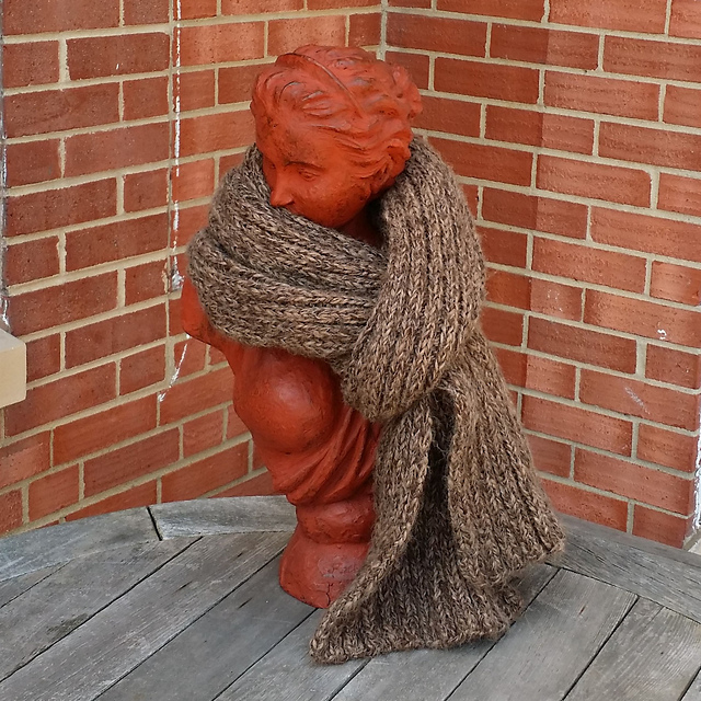 Alpaca Ribbed Stole