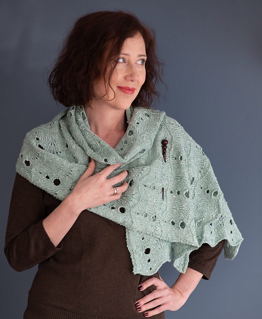Ripple Rectangular Shawl
