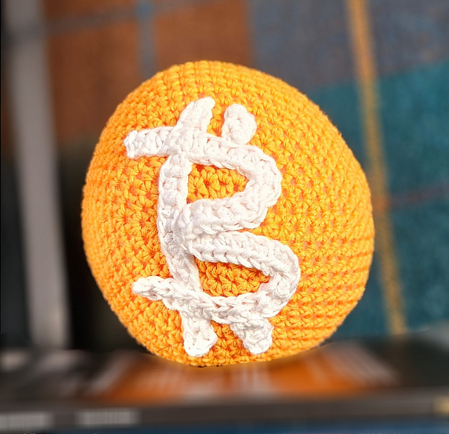 Bitcoin Ball Minicushion