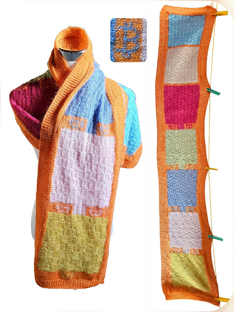 Bitcoin Blockchain Scarf