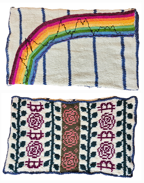 Rainbow Chart Seat Cushion