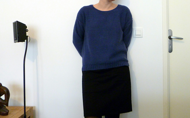 Modele pull evase pour femme 092-T12-492