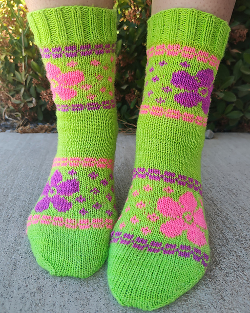 Sockadelic Blooms