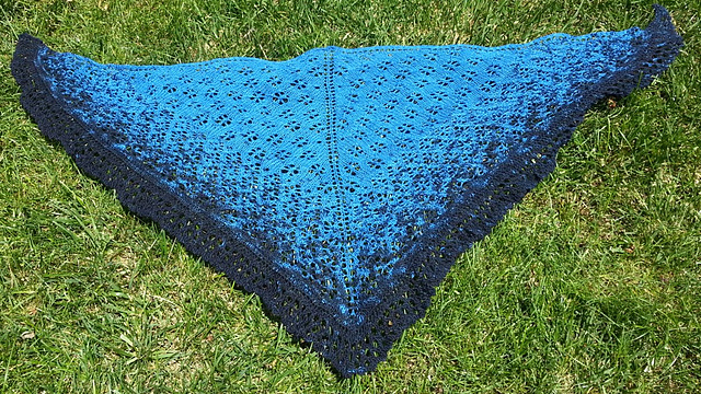 Falling Night Shawl