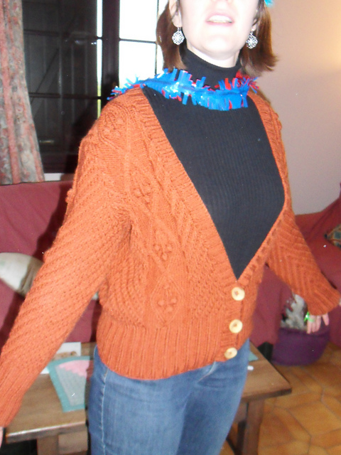 348 - Gilet encolure V