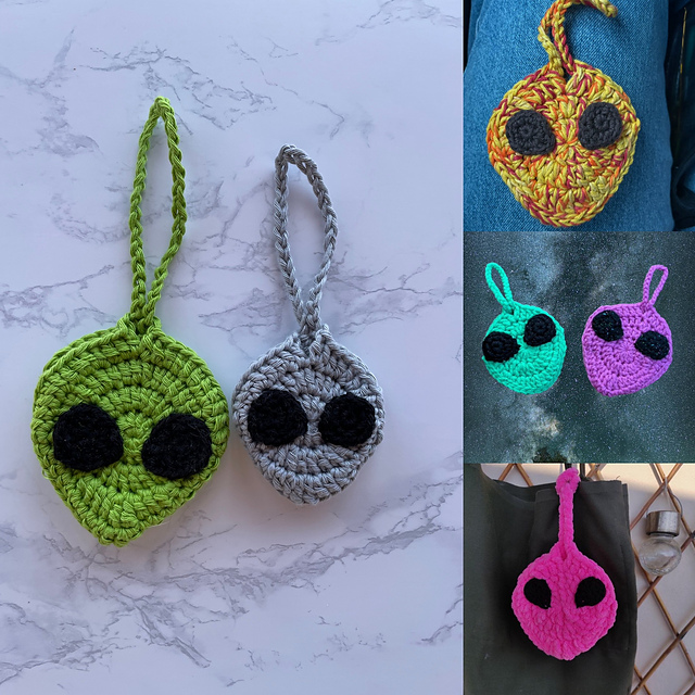 Out of This World - Alien Bag Charm