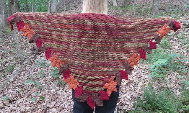 Autumn Leaves Shawl
