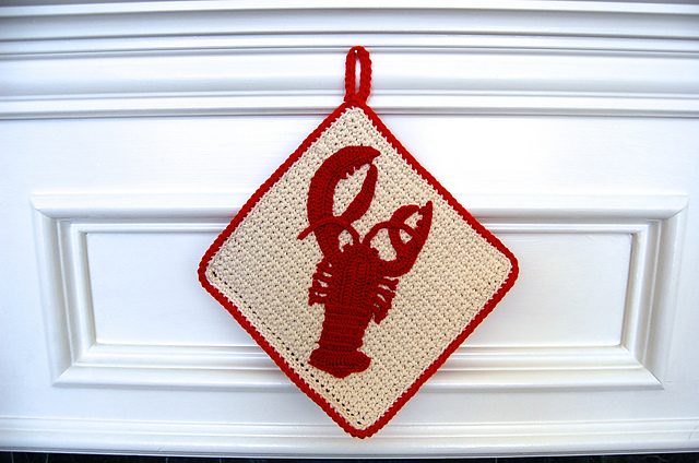 Lobster Potholder #S-84