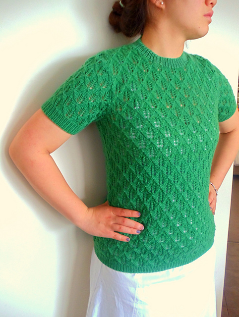 Diamond Lace Sweater or Cardigan