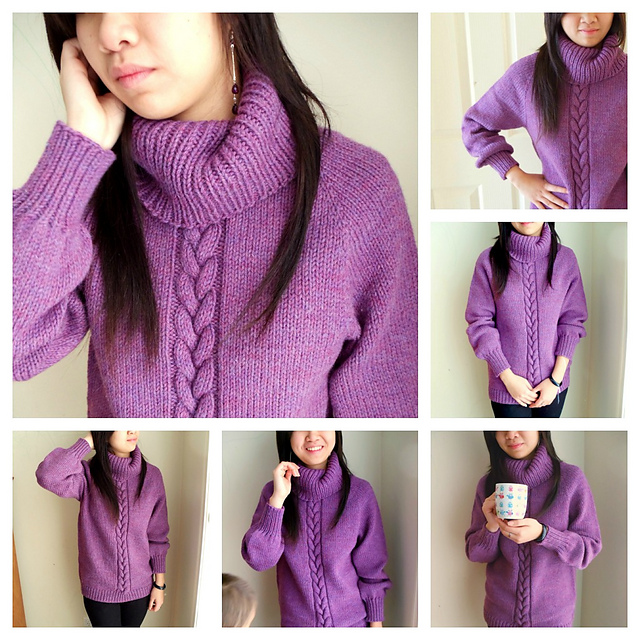 Top down Cozy Weekend Sweater.