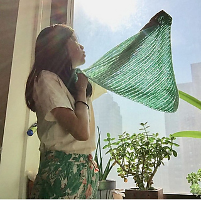 Ocean Waves Shawl