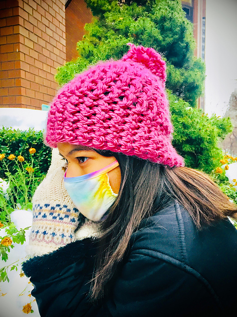 1 Hour Easy Pretty Winter Hat