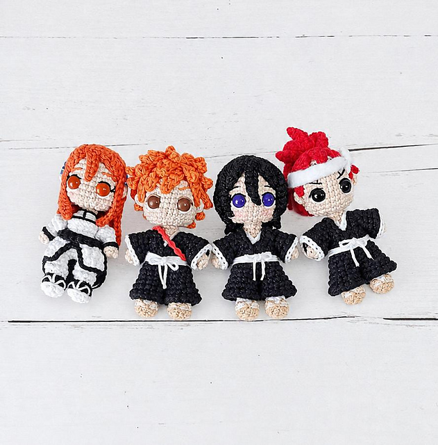 BLEACH - ICHIGO - RUKIA - ORIHIME - RENJI