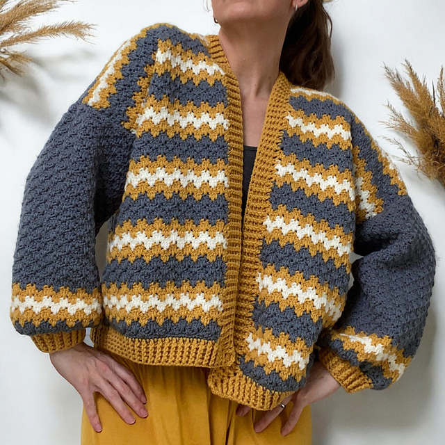 Ravelry: Granny Spike Cardigan pattern by Emilia Ansell