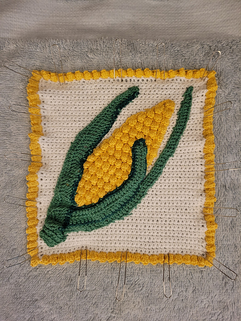 Corn on the Cob Potholder #S-81