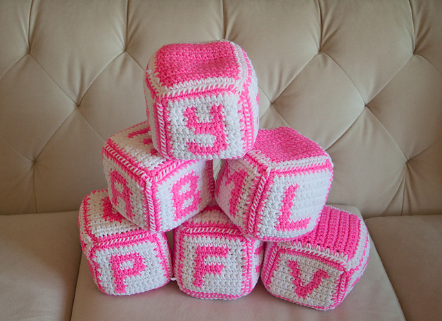 Crochet Alphabet Blocks