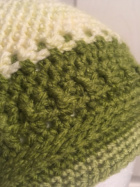 Textured Half Double Beanie