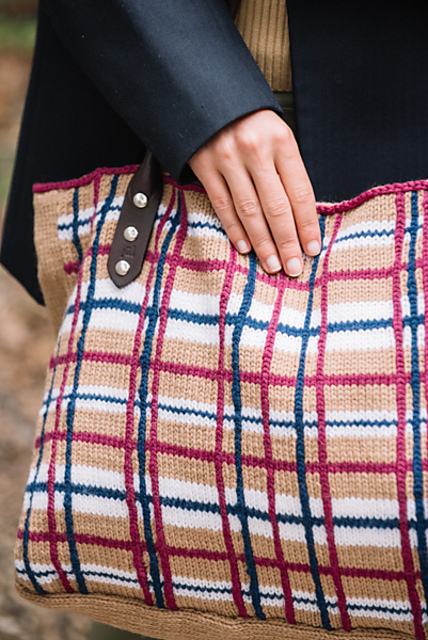 Plaid Prep Tote Bag
