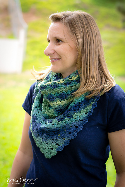 Lake Front Triangle Shawl