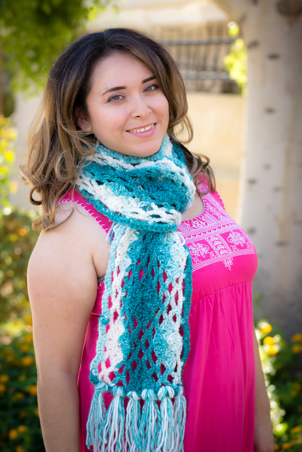 Double Diamonds Scarf