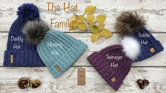 The Hat Family Ribbed Beanie