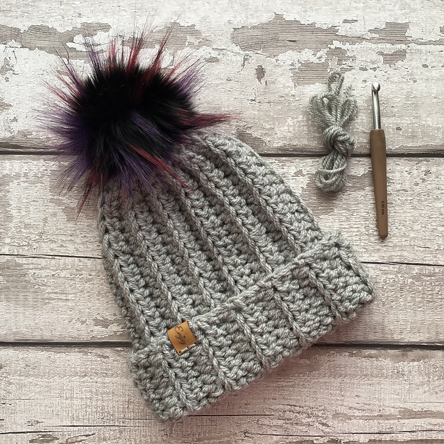 The One Hour Worsted Ribbed Hat