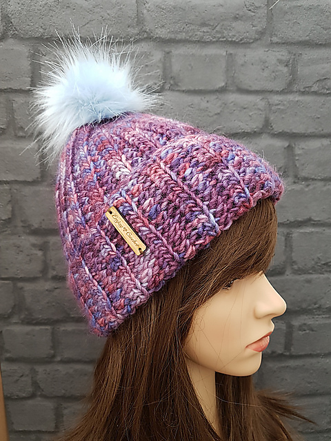 Berries and Ice Ladies Beanie Hat