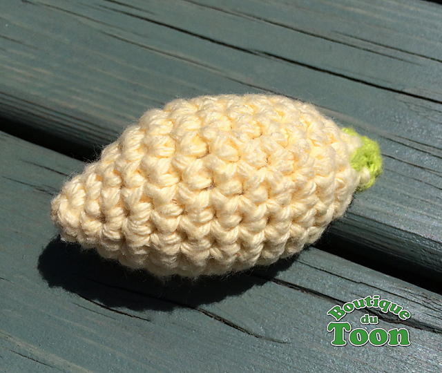 Citron amigurumi - fruit au crochet - dînette