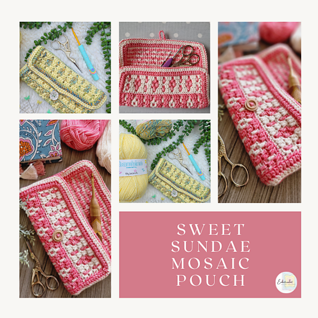Sweet Sundae Mosaic Pouch