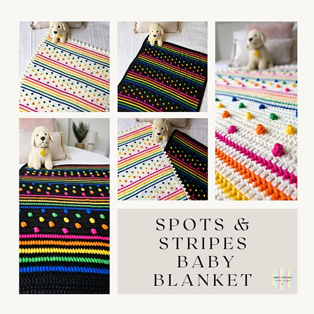Spots & Stripes Baby Blanket