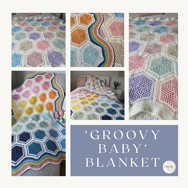 'Groovy Baby' Blanket