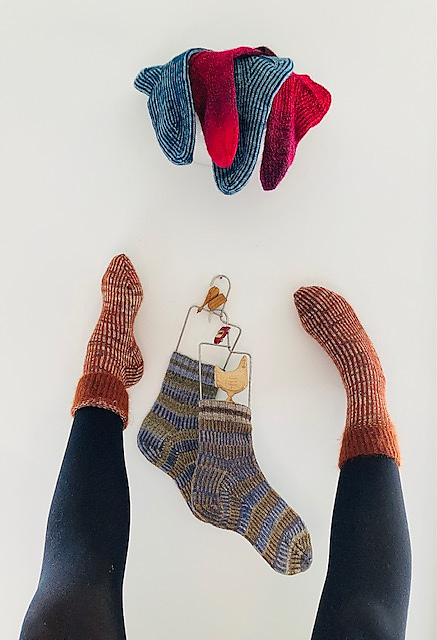 A stripe of genius Socks (Mohair Edition)