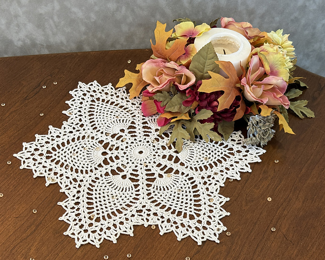 Pineapple Star Doily