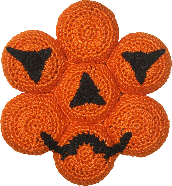 Jack-O-Lantern Bottle Cap Coaster