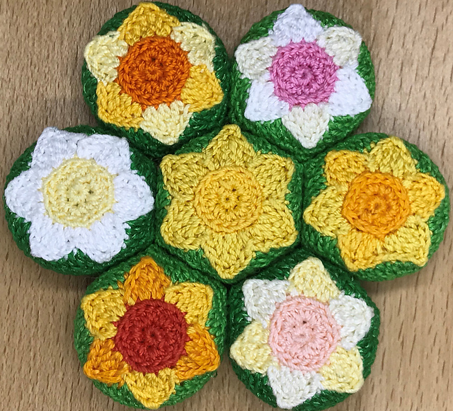 Daffodil Bottle Cap Coaster