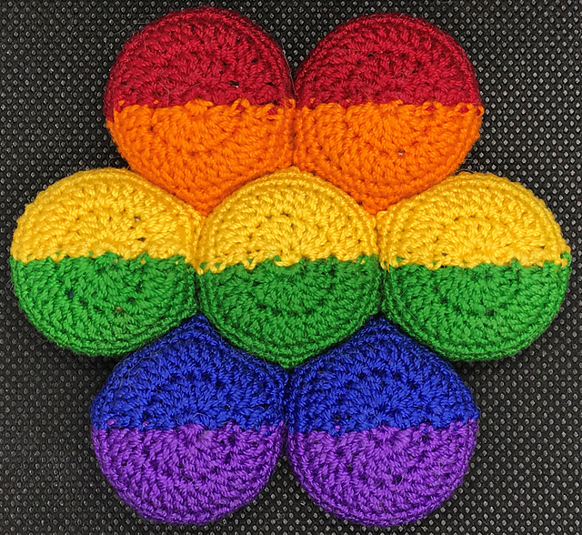 Pride Flag Bottle Cap Coaster