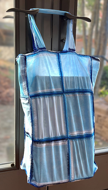 Upcycled Mask Grocery Bag