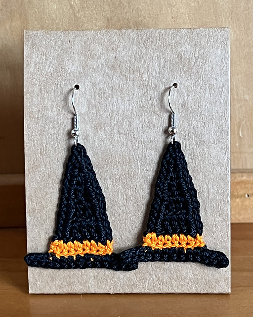 Witch Hat Earrings