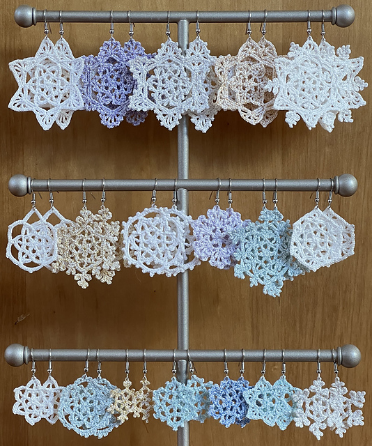 Snowflake Earring Set
