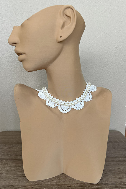 Beaded Fans Necklace