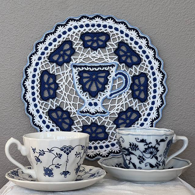 Ravelry: Tea Cup Doily pattern by Emma Garside
